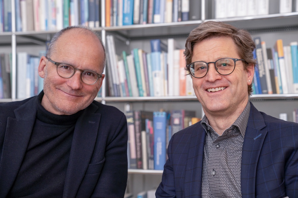 Prof. Dr. med. Erich Seifritz, Direktor Klinik für Psychiatrie, Psychotherapie und Psychosomatik, und<br>Dr. Fritz Frauenfelder, Direktor Pflege, Therapien und Soziale Arbeit