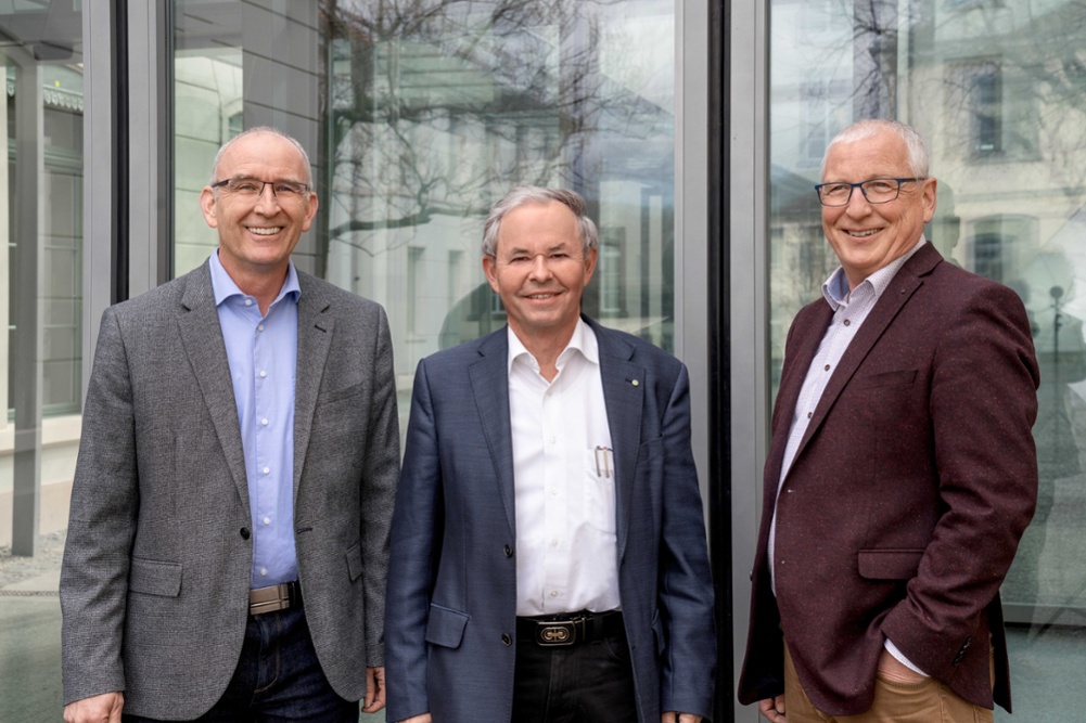 v.l.n.r.: Walter Knup, Leiter Hotellerie, Alfred Sigg, Senior Projektleiter Infrastruktur und Technik, und Hans Peter Brunner, Leiter Supply Chain Management